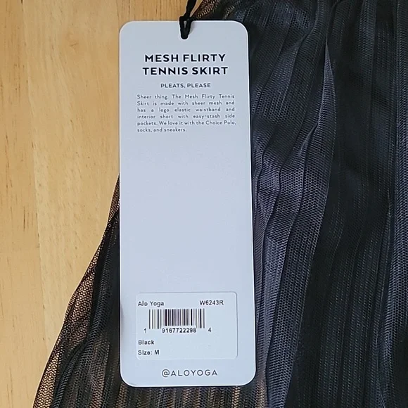 ALO Yoga Mesh Flirty Tennis Skirt Size M - Picture 8 of 10